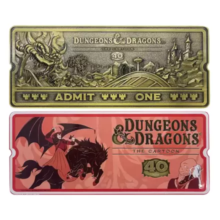 Dungeons & Dragons: The Cartoon Replik 40th Anniversary Rollercoaster Ticket Limited Edition termékfotója