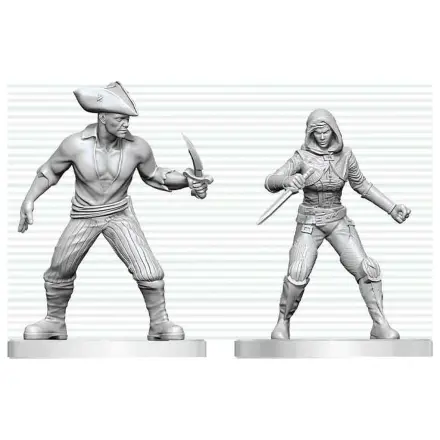 Dungeons & Dragons Nolzur's Marvelous Miniatures Unpainted Miniatur Bandit & Pirate 14 cm Produktfoto