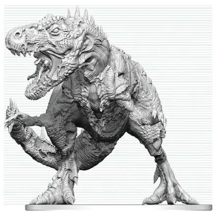 Dungeons & Dragons Nolzur's Marvelous Miniatures Unbemalte Miniatur Tyrannosaurus Zombie 20 cm Produktfoto