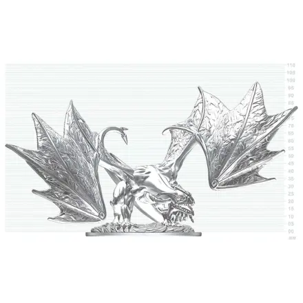 Dungeons & Dragons Nolzur's Marvelous Miniatures Unbemalte Miniatur Young Sapphire Dragon 20 cm Produktfoto