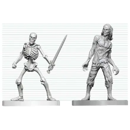 Dungeons & Dragons Nolzur's Marvelous Miniatures Unbemalte Miniatur Zombie & Skelett 14 cm Produktfoto