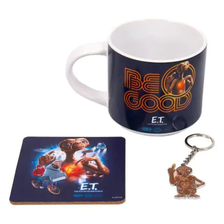 E.T. - Der Außerirdische Tasse, Untersetzer und Schlüsselanhänger Set Be Good Produktfoto