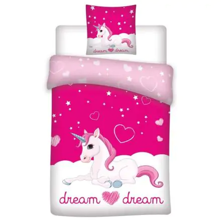 Unicorn Mikrofaser Bettbezug Bett 90cm Produktfoto