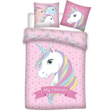 Unicorn Mikrofaser Bettbezug Bett 90cm Produktfoto