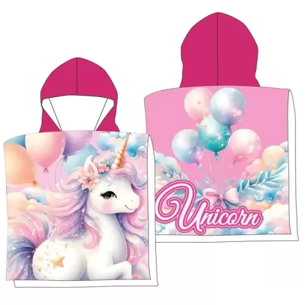 Unicorn Microfaser Poncho Strandtuch Produktfoto