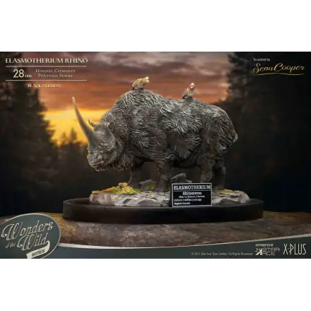 Elasmotherium Statue Rhino (Black) 28 cm Produktfoto