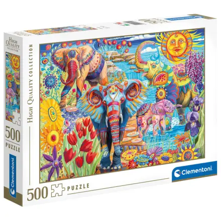 Elephants Carnival Puzzle 500 Teile Produktfoto