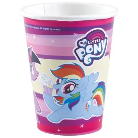 My Little Pony Pappbecher 8 Stück 250 ml Produktfoto
