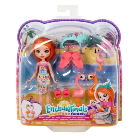 Enchantimals Sunshine Strand Florinda Flamingo Puppe Produktfoto