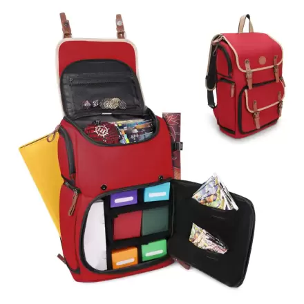 Enhance TCG Series Trading Card Backpack Designer Edition Red Full-size termékfotója