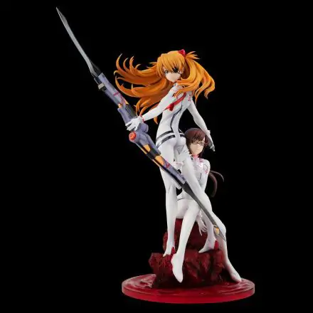 Evangelion: 3.0+1.0 Thrice Upon a Time G.E.M. PVC Statue Shikinami Asuka Langley & Makinami Mari Illustrious 28 cm Produktfoto