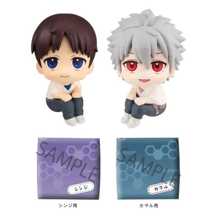 Evangelion: 3.0+1.0 Thrice Upon a Time Look Up PVC Statuen Shinji Ikari & Kaworu Nagisa Limited Ver. 11 cm Produktfoto