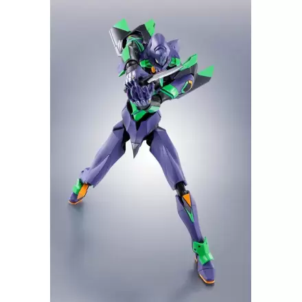 Evangelion: 3.0+1.0 Thrice Upon a Time Robot Spirits Actionfigur Side EVA Evangelion Test Type-01 + Spear of Cassius Renewal Color Edition Reissue Produktfoto