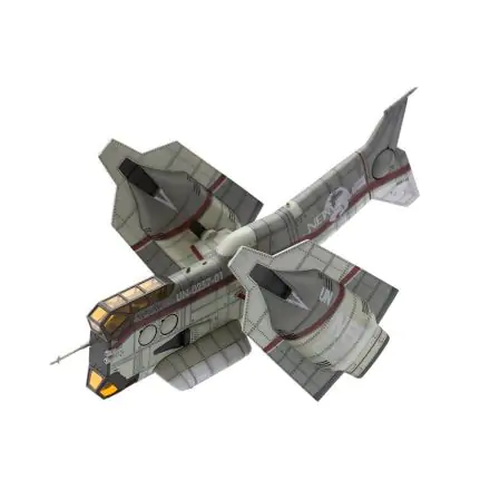 Evangelion: 3.0 Plastikmodell Bausatz 1/100 Vertical Take-Off & Landing Aircraft YAGR-N101 19 cm Produktfoto