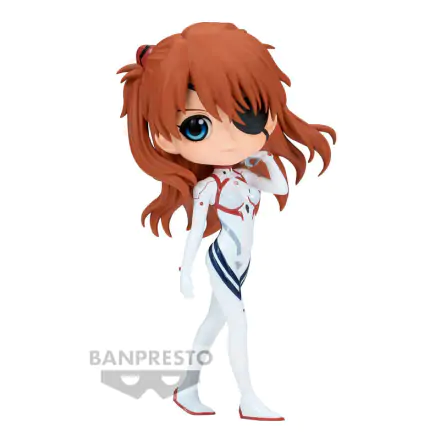 Evangelion 3.0 Asuka Shikinami Langley Plugsuit Style Ver. A Q posket Figur 14cm Produktfoto