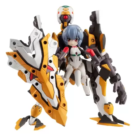 Evangelion Desktop Army Figuren Ayanami Rei & Evangelion No. 0 (Kai) 15 cm Produktfoto