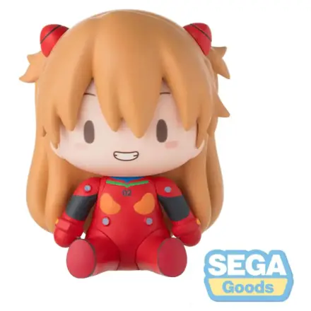 Evangelion: New Theatrical Edition Fuwa Petit Chibi Figur Asuka Plug Suit 8 cm Produktfoto