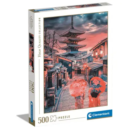 Evening in Kioto Puzzle 500 Teile Produktfoto