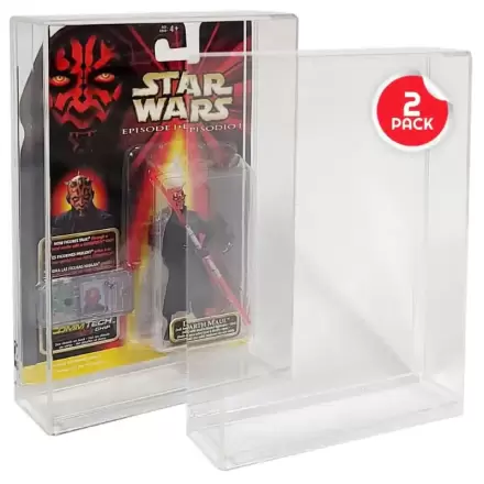 Evoretro Acryl Vitrinen 2er-Pack für Actionfiguren Produktfoto