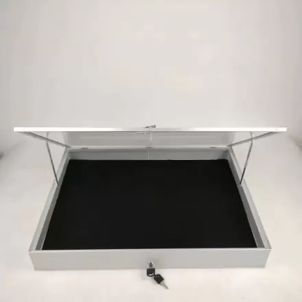 Evoretro Aluminum Display Case Silber Produktfoto