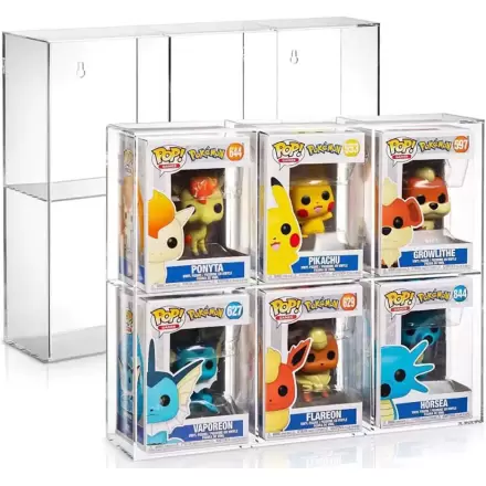 Evoretro Acryl Vitrine für 6 Funko Pops Produktfoto