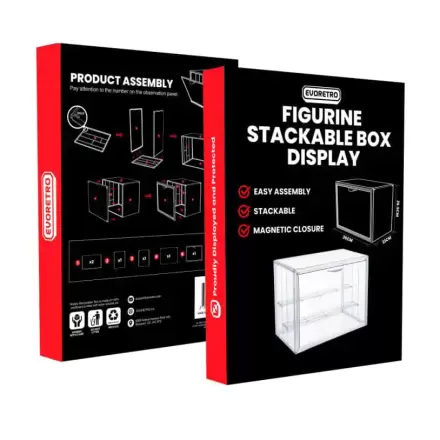 Evoretro Box Display Case für Figuren Stapelbar termékfotója