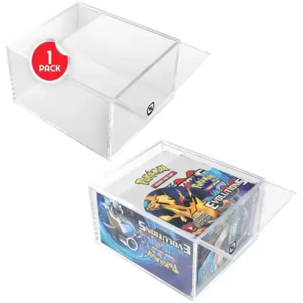 Evoretro Acryl Vitrine für Booster Boxen / Elite Trainer Boxen Ver. 1 mit Schiebedeckel Produktfoto