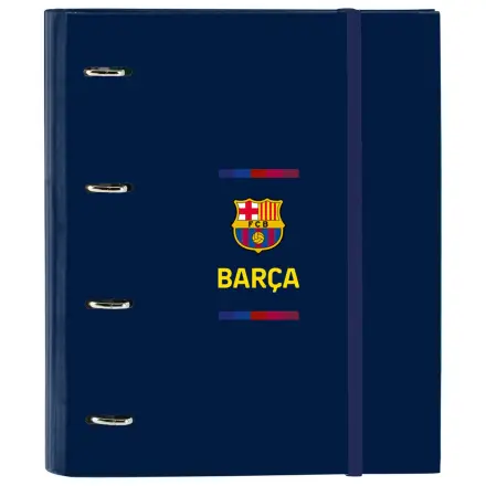 F.C. Barcelona 26/27 A4 Karton 4 Ringe Ordner mit Blättern Produktfoto