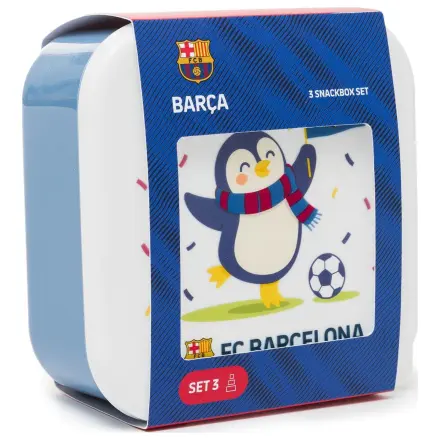 F.C. Barcelona 3 Brotdosen Set Produktfoto