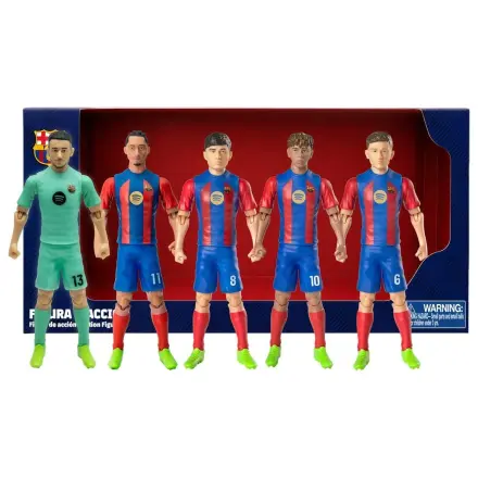 F.C. Barcelona Set mit 5 Figuren 10cm Produktfoto