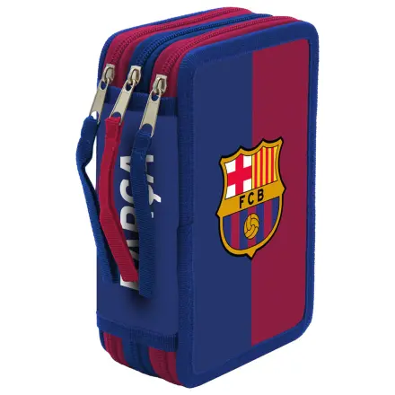 F.C. Barcelona Dreifach-Federmäppchen Produktfoto
