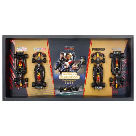 F1 Red Bull Championships Metallpackung 4 Autos Produktfoto