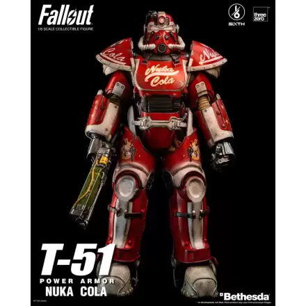 Fallout Action Figur 1/6 T-51 Nuka Cola Power Armor 37 cm termékfotója