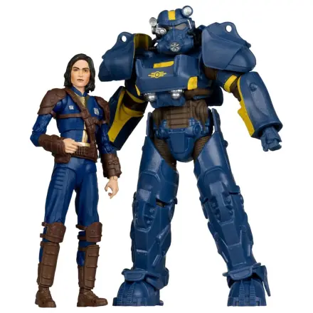 Fallout 4 Statuen 2er-Pack T-60 Vault Tec & Sole Survivor 18 cm Produktfoto