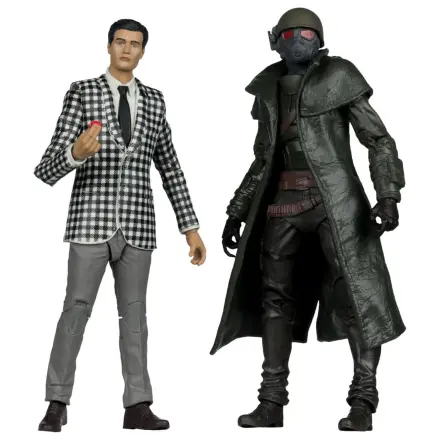 Fallout: New Vegas Statuen 2er-Pack Riot Ranger Armor & Benny Survivor 18 cm Produktfoto