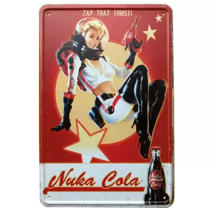 Fallout Me­tall­schild Nuka Cola Girl termékfotója