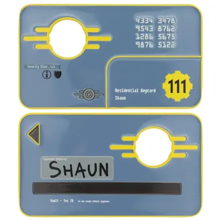 Fallout Replica Sicherheits-Schlüsselkarte Vault 111 Limited Edition 11 cm Produktfoto