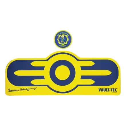 Fallout Schreibtischunterlage und Untersetzer Set Vault-Tec Produktfoto