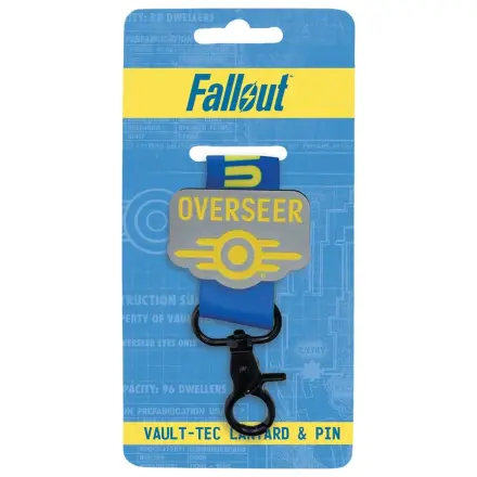 Fallout Vault-Tec Overseer Schlüsselband & Anstecknadel-Set Produktfoto