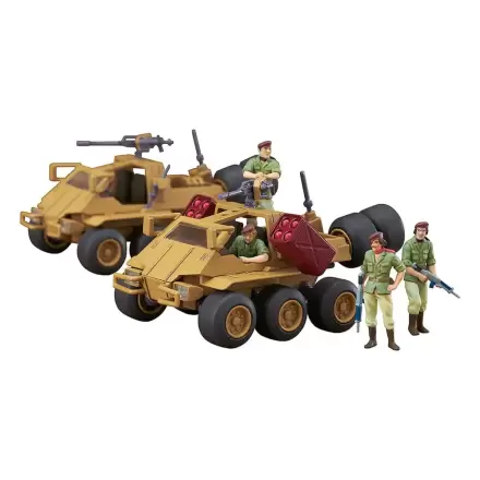 Fang of the Sun Dougram Combat Armors MAX06 Plastic Model Kit 1/72 Bromley JRS Native Dancer Commander Type & Missile Pod Type (re-run) 5 cm Produktfoto