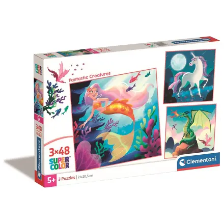 Fantastic Creatures Magic 3x48 Teile Puzzle Clementoni Produktfoto