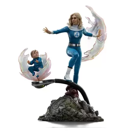Fantastic Four Art Scale Statue 1/10 Invisible Woman and Franklin 28 cm Produktfoto