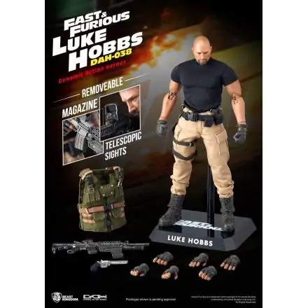 Fast & Furious Dynamic 8ction Heroes Actionfigur 1/9 Luke Hobbs 21 cm termékfotója