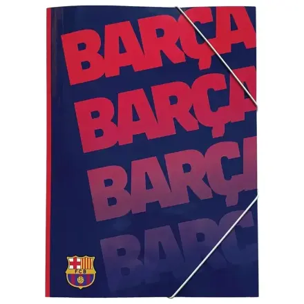 FC Barcelona Barca A/4 Gummiordner Produktfoto