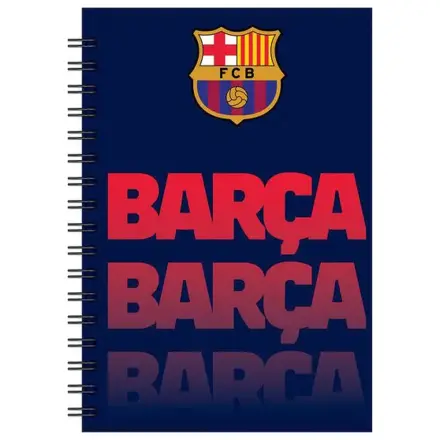 FC Barcelona Barca B/5 liniertes Spiral-Notizbuch 70 Blätter Produktfoto