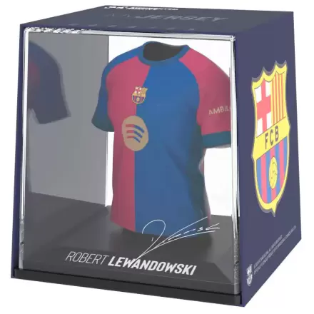 FC Barcelona Lewandowski Mini-T-Shirt Figur Produktfoto