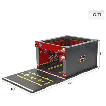 Ferrari F1 2023 Diorama-Box Produktfoto