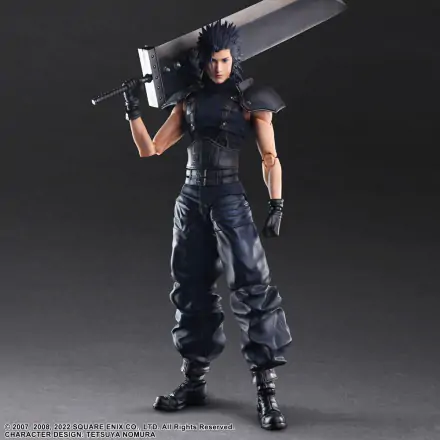 Final Fantasy VII Crisis Core Reunion Play Arts Kai Actionfigur Zack Fair Soldier 1St Class 27 cm termékfotója