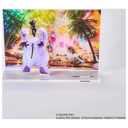 Final Fantasy VII Rebirth Acryl Diorama Cait Sith & Fat Moogle Key Art Produktfoto