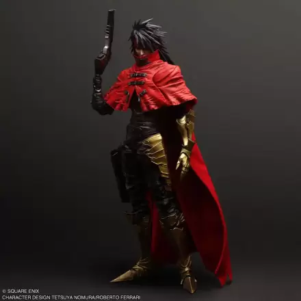 Final Fantasy VII Rebirth Play Arts Kai Actionfigur Vincent Valentine 28 cm Produktfoto
